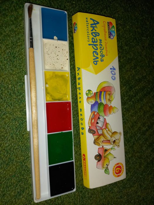 Фарби акварель нові бу