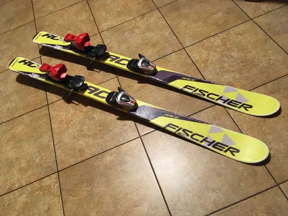 Narty Fischer Race RC4 120 cm dla dziecka zadbane sprawne