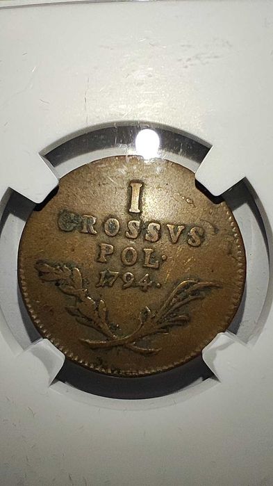 Moneta w gradingu: 1 grosz 1794, Galicja i Lodomeria, NGC VF 30 BN