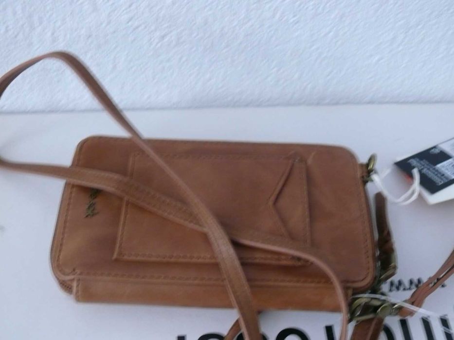 Nowy portfel damski i saszetka na smartfona skóra 100%