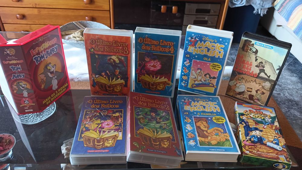 VHS's Filmes para crianças
