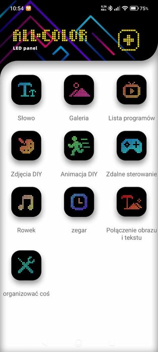 Elastyczny panel wyświetlacz LED Matrix  reklama 19x90 cm