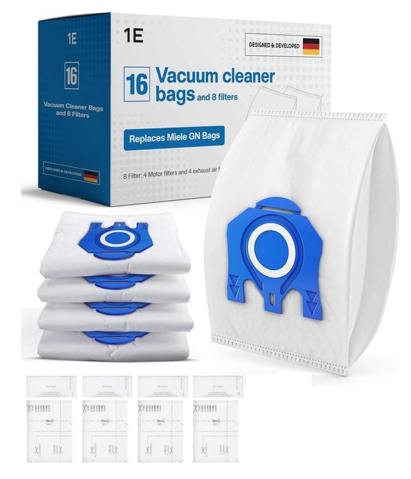 16 Worków do Miele Typ GN Complete C3 C2 Classic C1 S8 S5 S2Filtry