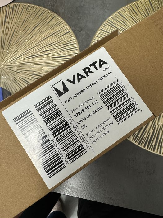 Павербанк Варта Varta Power Bank Energy 20000 mAh White