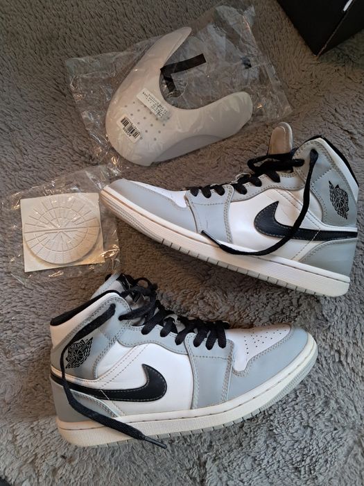 Buty damskie Jordan 1 retro szare light smoke