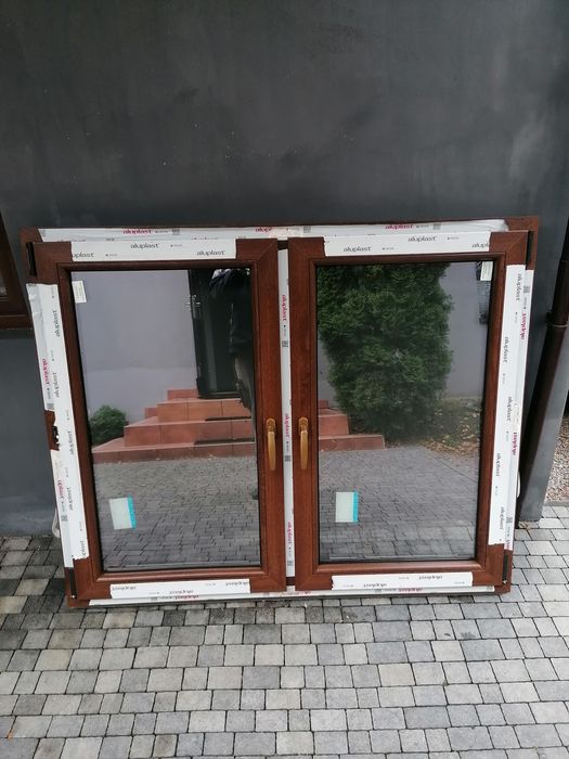Okna 2 sztuki aluplast
