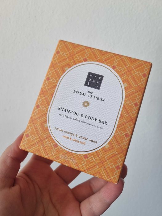 Rituals Mehr shampoo and body bar kostka myjąca pomarańczowa