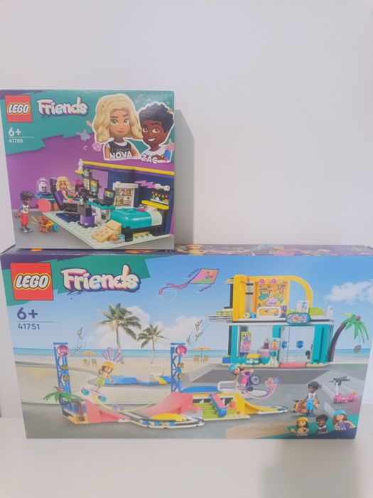 LEGO friends skatepark i pokój 41751 41755