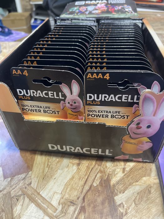 Pilhas Duracell aa+aaa