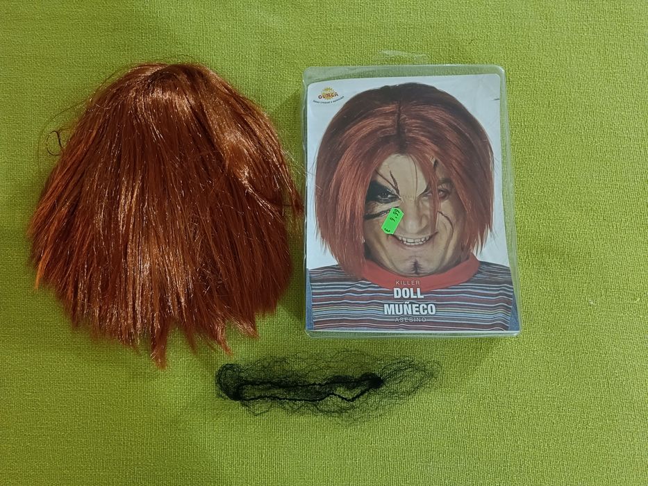 Peruca Carnaval/Halloween Boneco Malvado