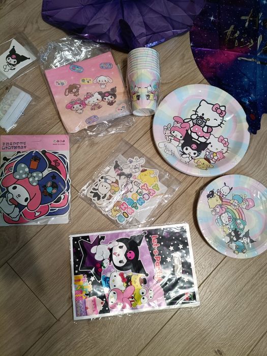 Zestaw na 9 urodziny Zuzi z Kuromi Sanrio