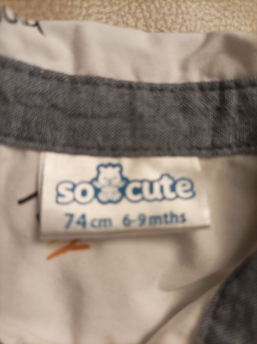 Koszula biała 74 cm