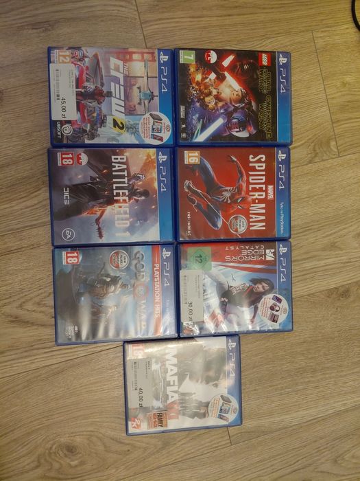 Gry ps 4 Wszystkie dostępne w dobrym stanie