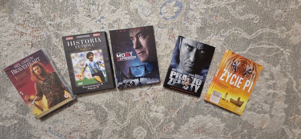 Zestaw 5 płyt filmów DVD