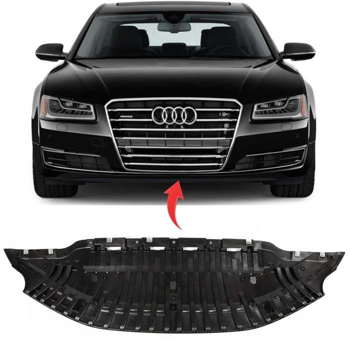 Защита замыкающая панель Ауди а8 д4 Audi a8 d4 12-18гг авди аудио защита плита переднего бампера