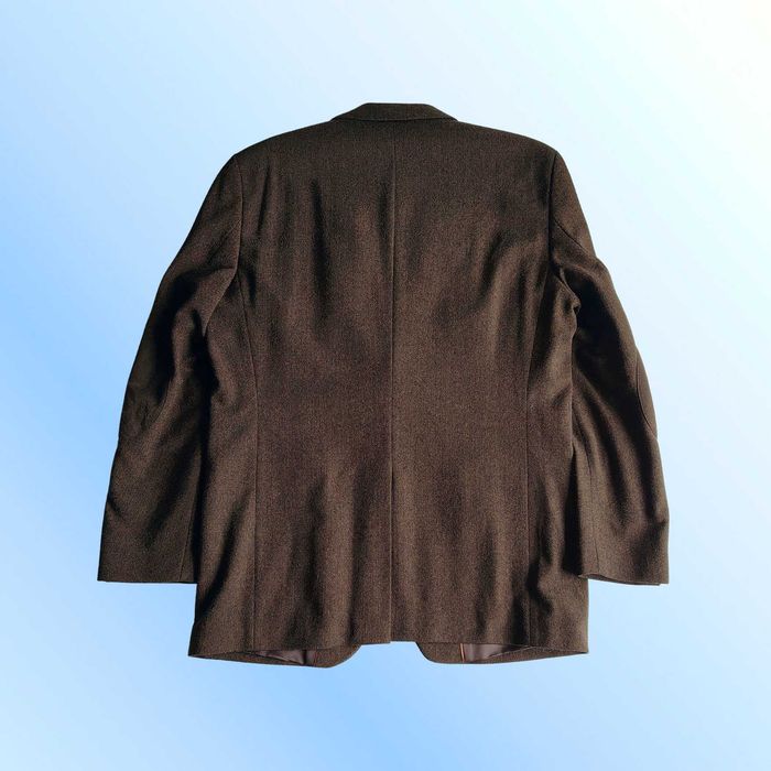 Blazer Clássico THROTTLEMAN Castanho (Lã) C/ Cotoveleiras - 54 (XL)