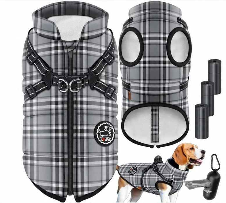 Kurteczka lovpet odcienie szarości L/xl