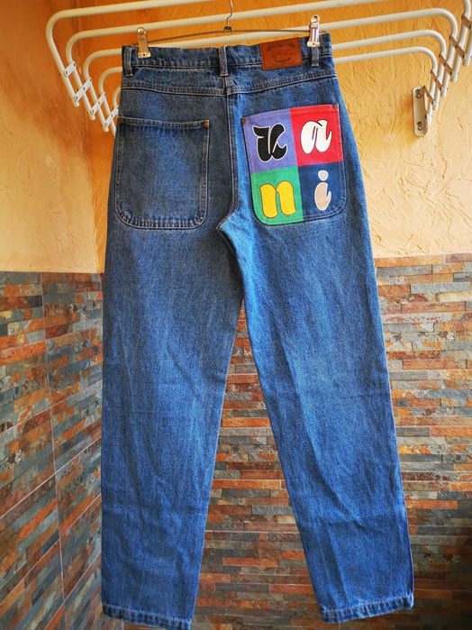 Широкі джинси Karl Kani jeans оригінал XS р-р плотний денім ідеал стан