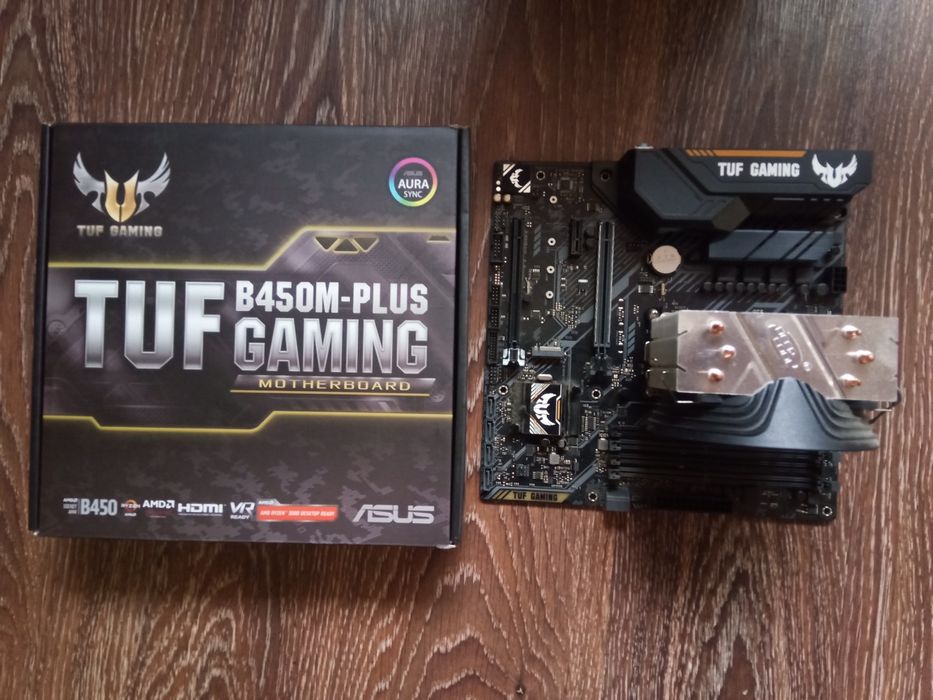 Комплект Asus TUF B450m з процессором Ryzen 5 3600