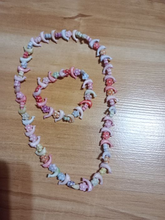 bransoletka i naszyjnik delfiny