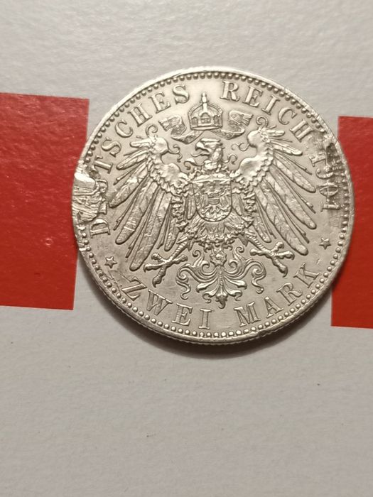 Продам 2марки 1901гсеребро