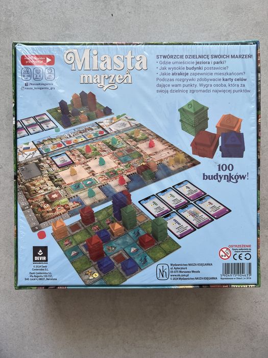 Miasta marzeń, gra strategiczna, Nasza Ksiegarnia, NOWA