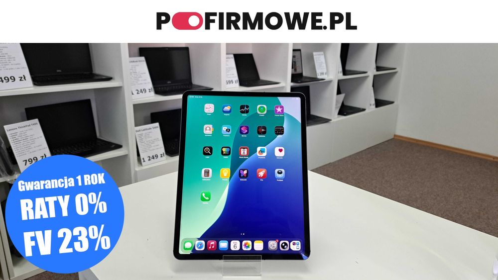 Jak Nowy Tablet Apple iPad Pro 12,9" A2461 Gen5 M1 256GB WiFi Cellular