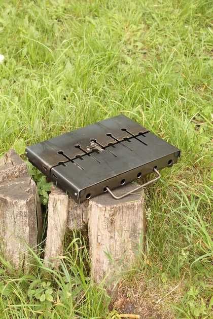 Grill turystyczny walizkowy Metal-Best – stal