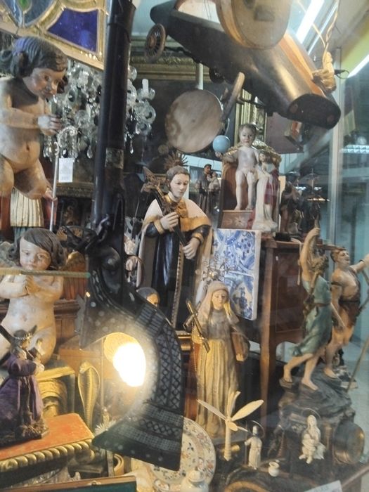 Relojio arte decó em madeira e prata