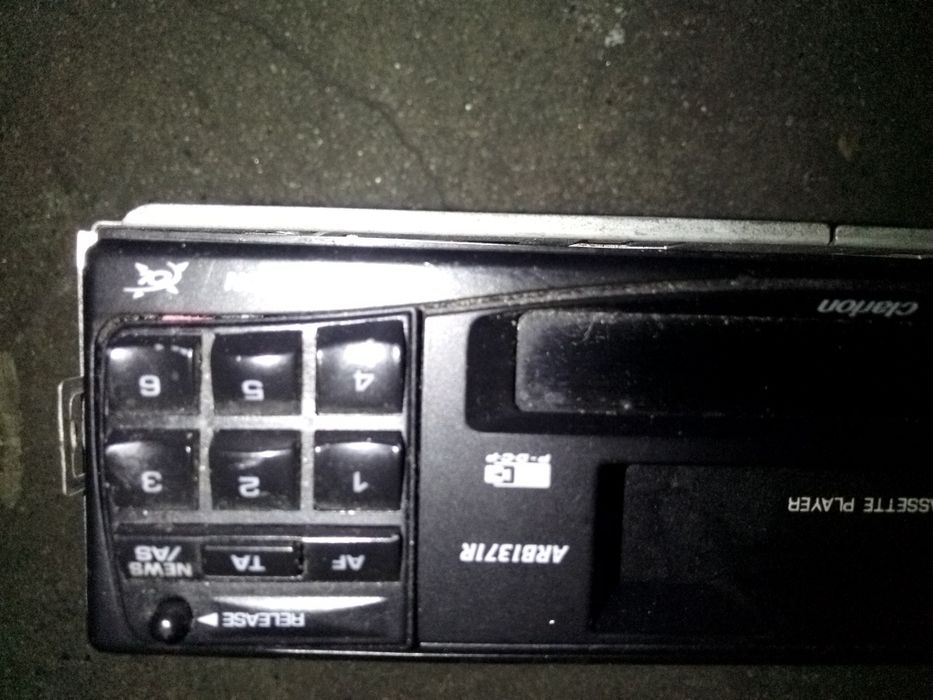 Radio cassete a funcionar