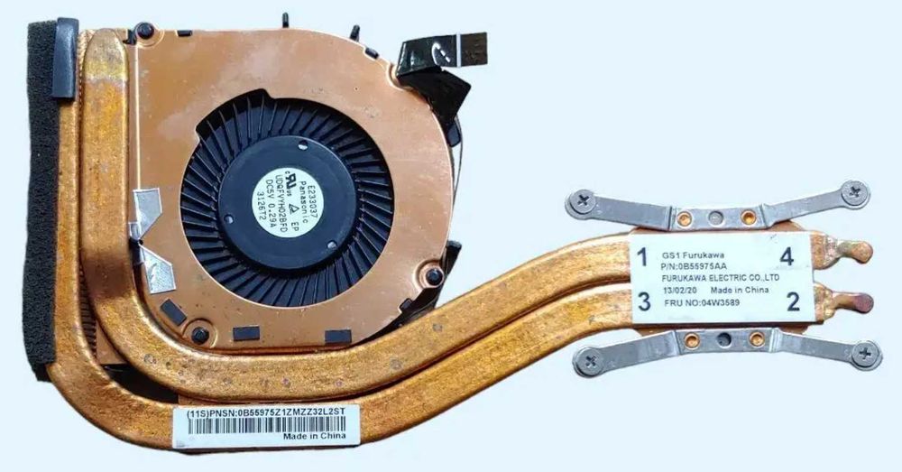 Радіатор процесора, кулер Lenovo Thinkpad X1 Carbon