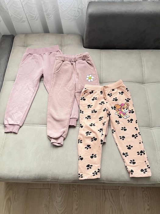 Спортивні штани на флісі для дівчинки 98-104