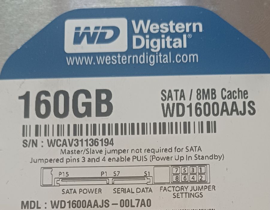 Wester Digital HDD 160GBx6
