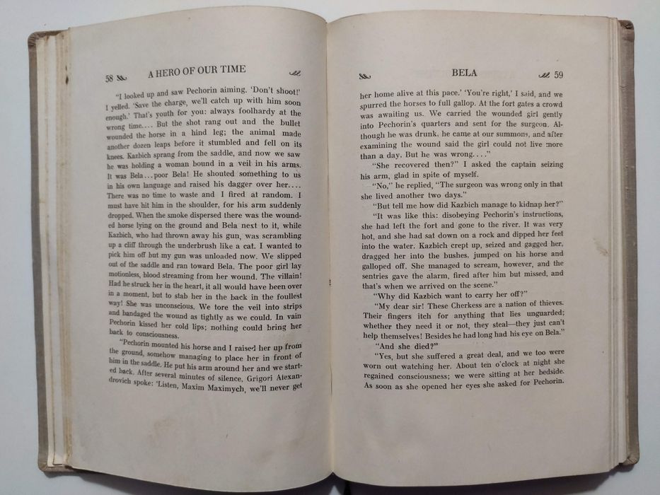 A Hero OF OUR Time – 1947R - M. Lermontov