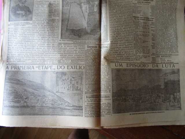 Muito raro jornal Mundo 17 de junho de 1910 Affonso Costa Zé Povinho