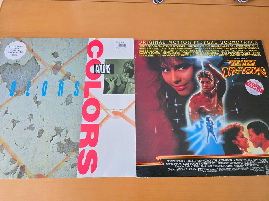 Płyty winylowe: COLORS , THE LAST DRAGON - słynna muzyka filmowa