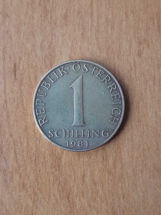 Moneta 1 Schilling  Austria 1981 r.