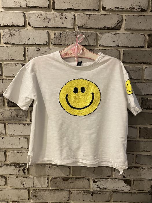 Tshirt Smile biały