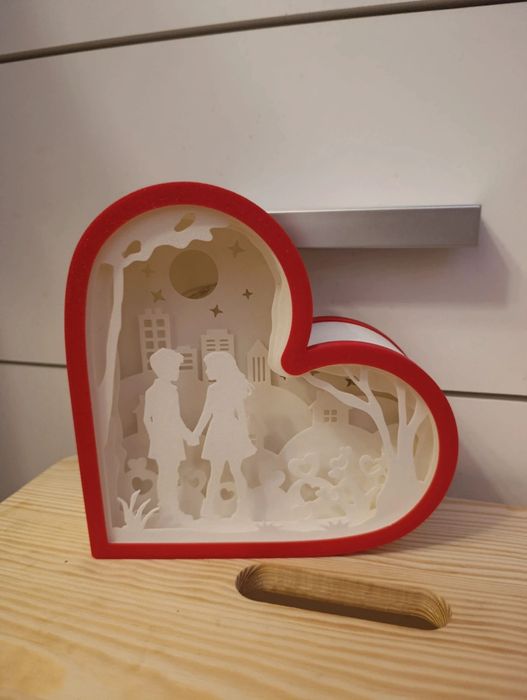 Lampka na walentynki