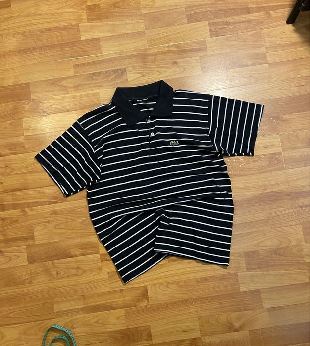 (М) Хлопковая футболка поло LACOSTE бавовняна polo