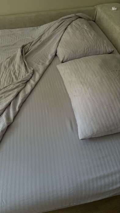 Комплект постільної білизни страйп сатин