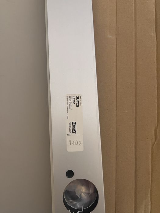 Ikea JUTIS fronty kuchenne 60x40 cm (szkło aluminium)