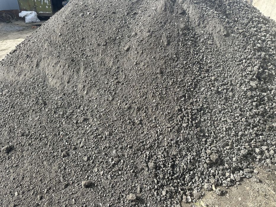 Шлак, отсев, б/у асфальт, б/у щебень, срез