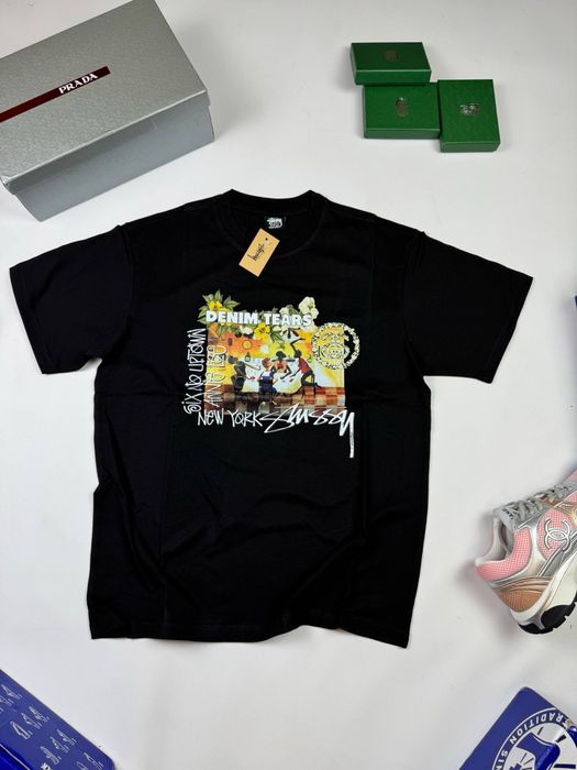 ‼️Ліквідація‼️ Футболка denim tears Stussy