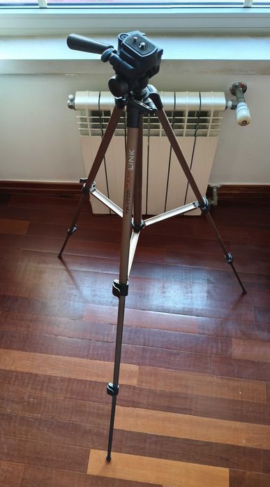Tripé Camlink TP1700 para câmeras vídeo ou fotográficas