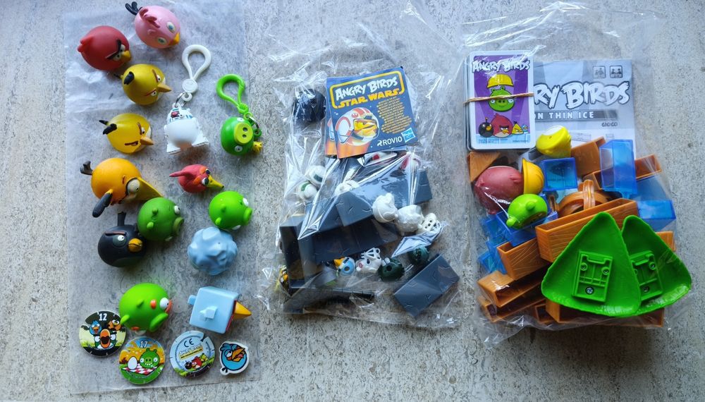 Angry Birds - conjunto de objetos