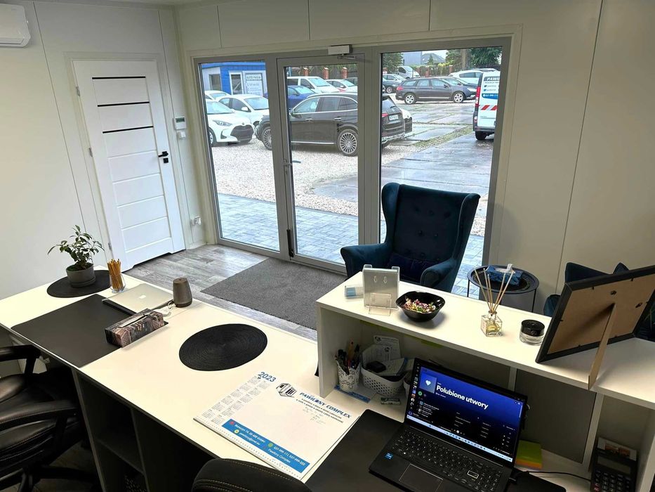 Pawilon z płyty warstwowej sklep magazyn butelkomat Garaż Kiosk