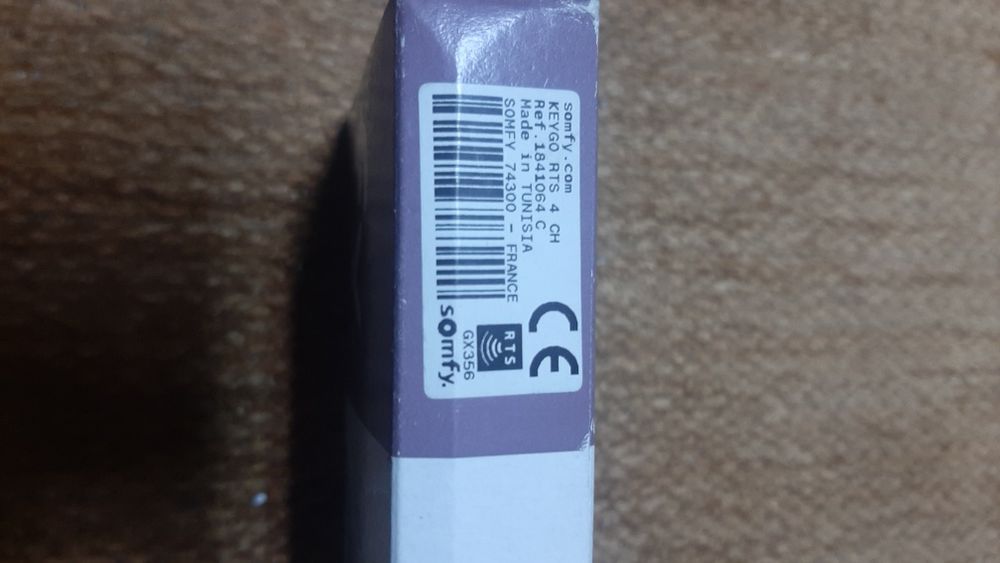 Comandos e receptores  RTS Somfy