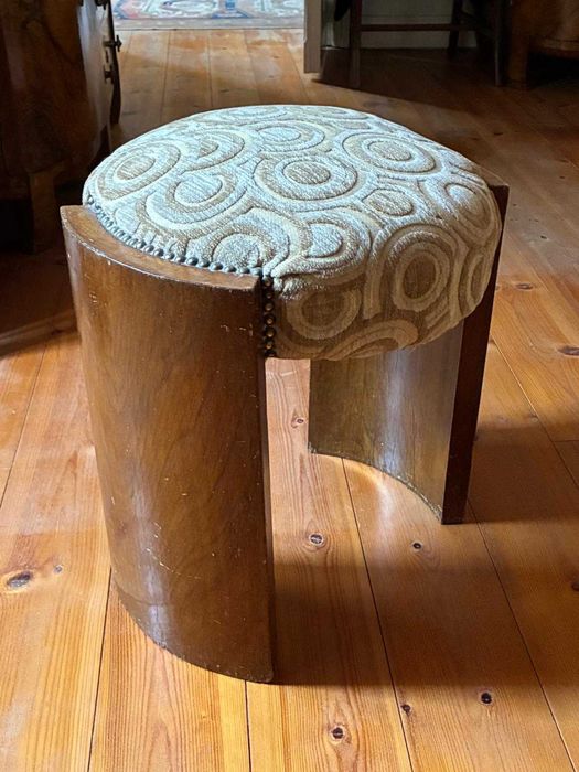 Conjunto mobilia de quarto em nogueira art deco