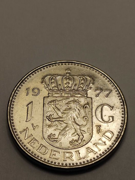 Holandia 1 gulden 1972r. Juliana - stan bardzo dobry